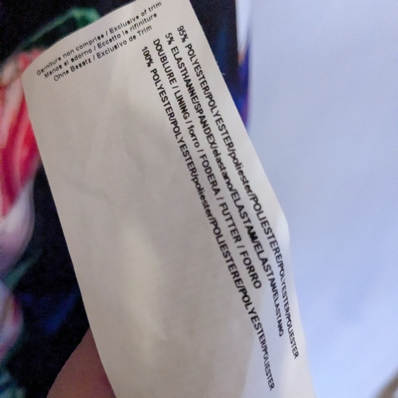 Joseph Ribkoff Vibrant Watercolour Sleeveless Fitted Dress - Picture 8 of 8